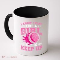 Play Like A Girl Basketball Coffee Mug thumb 0