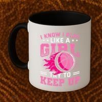 Play Like A Girl Basketball Coffee Mug thumb 2