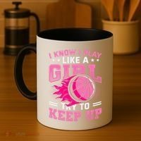 Play Like A Girl Basketball Coffee Mug thumb 4