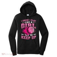 Play Like A Girl Basketball Women's Hoodie thumb 0