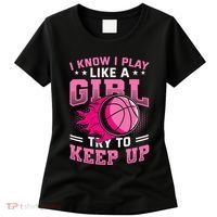 Play Like A Girl Basketball Women's T-Shirt thumb 0
