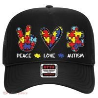 Peace Love Autism Awareness Hat thumb 0