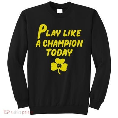 Play Like A Champions Todays For Funny Sweatshirt