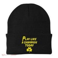 Play Like A Champions Todays For Funny Beanie thumb 0