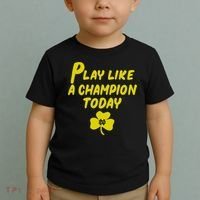Play Like A Champions Todays For Funny Toddler T-Shirt thumb 2