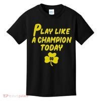 Play Like A Champions Todays For Funny Kids T-Shirt thumb 0