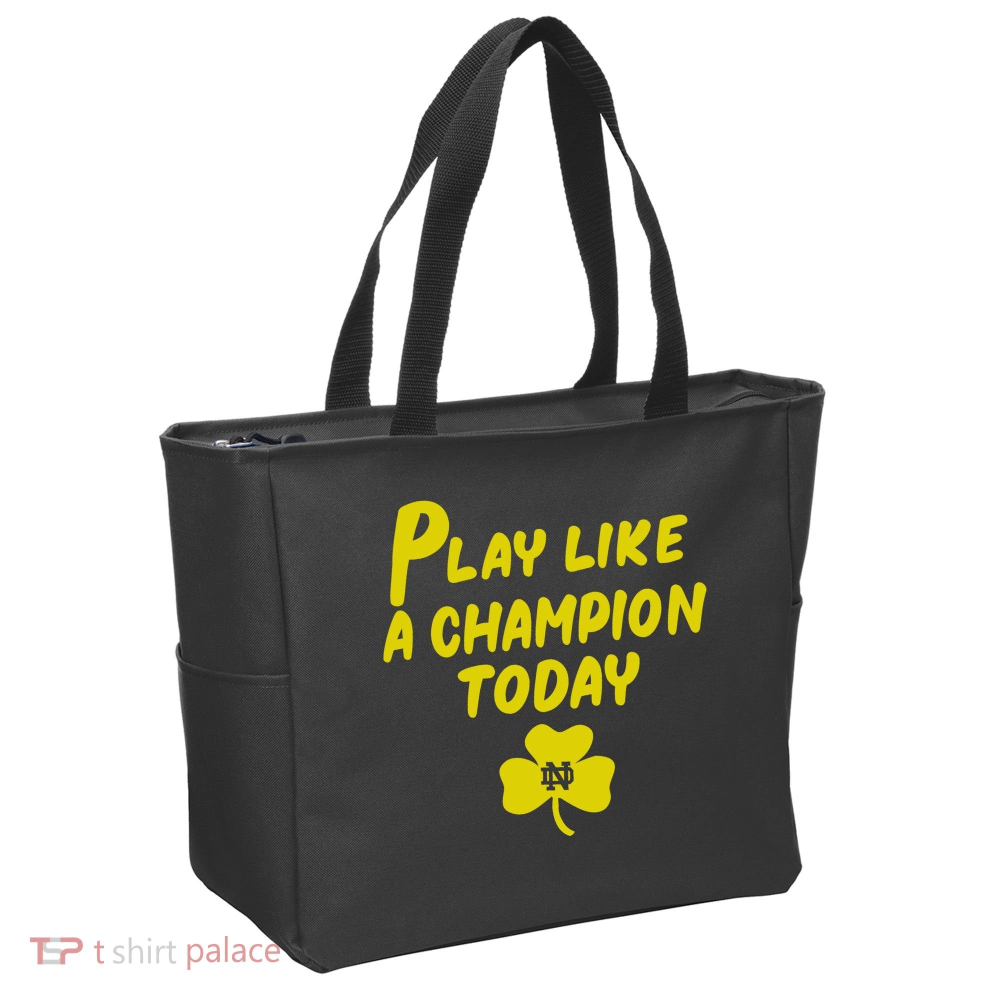 Play Like A Champions Todays For Funny Tote Bag