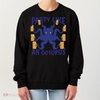 Party Like An Octopus Beer Women's Sweatshirt thumb 0