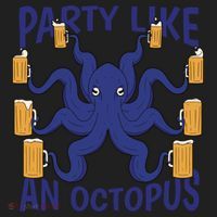 Party Like An Octopus Beer Women's Sweatshirt thumb 2