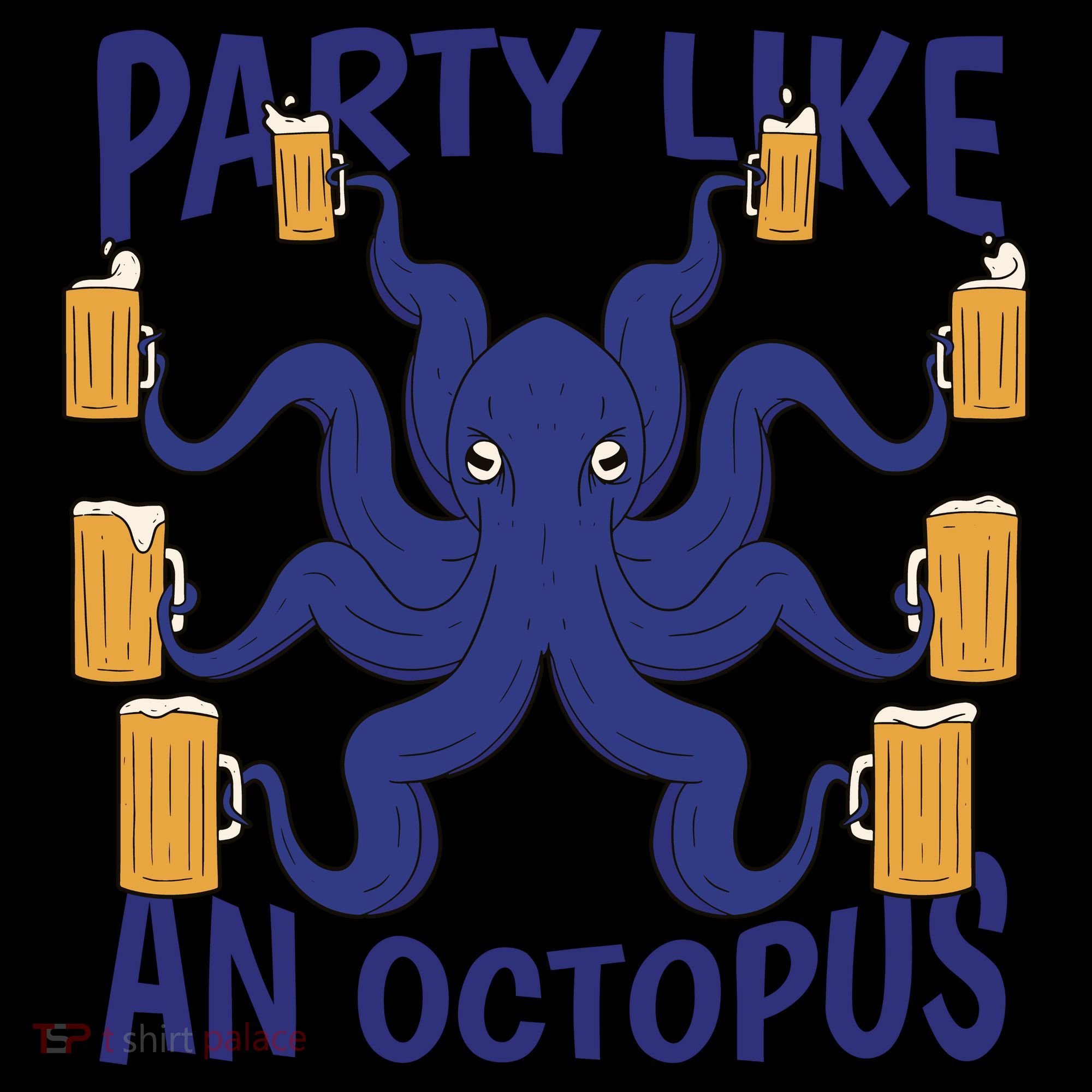 Party Like An Octopus Beer Tote Bag