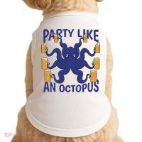 Party Like An Octopus Beer Doggie Tank thumb 0