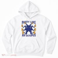 Party Like An Octopus Beer Hoodie thumb 0