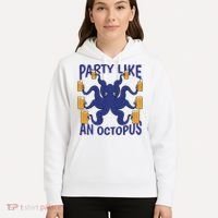 Party Like An Octopus Beer Hoodie thumb 5