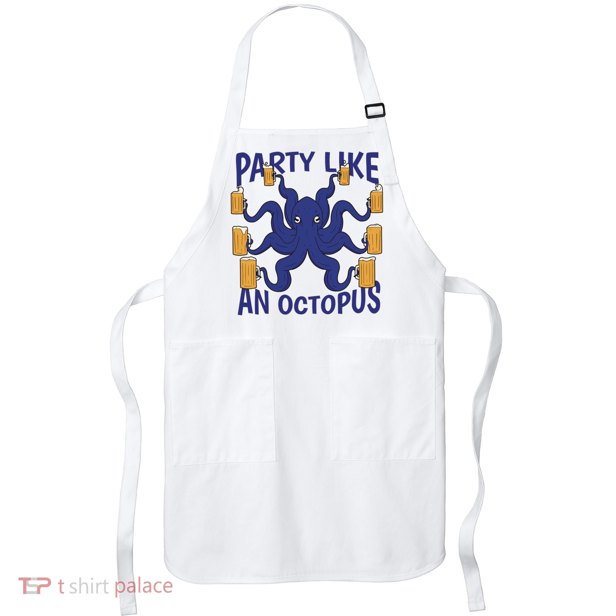 Party Like An Octopus Beer Apron