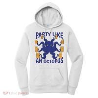 Party Like An Octopus Beer Women's Hoodie thumb 0