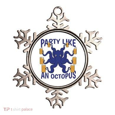 Party Like An Octopus Beer Ornament