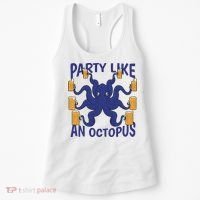 Party Like An Octopus Beer Women's Tank Top thumb 0