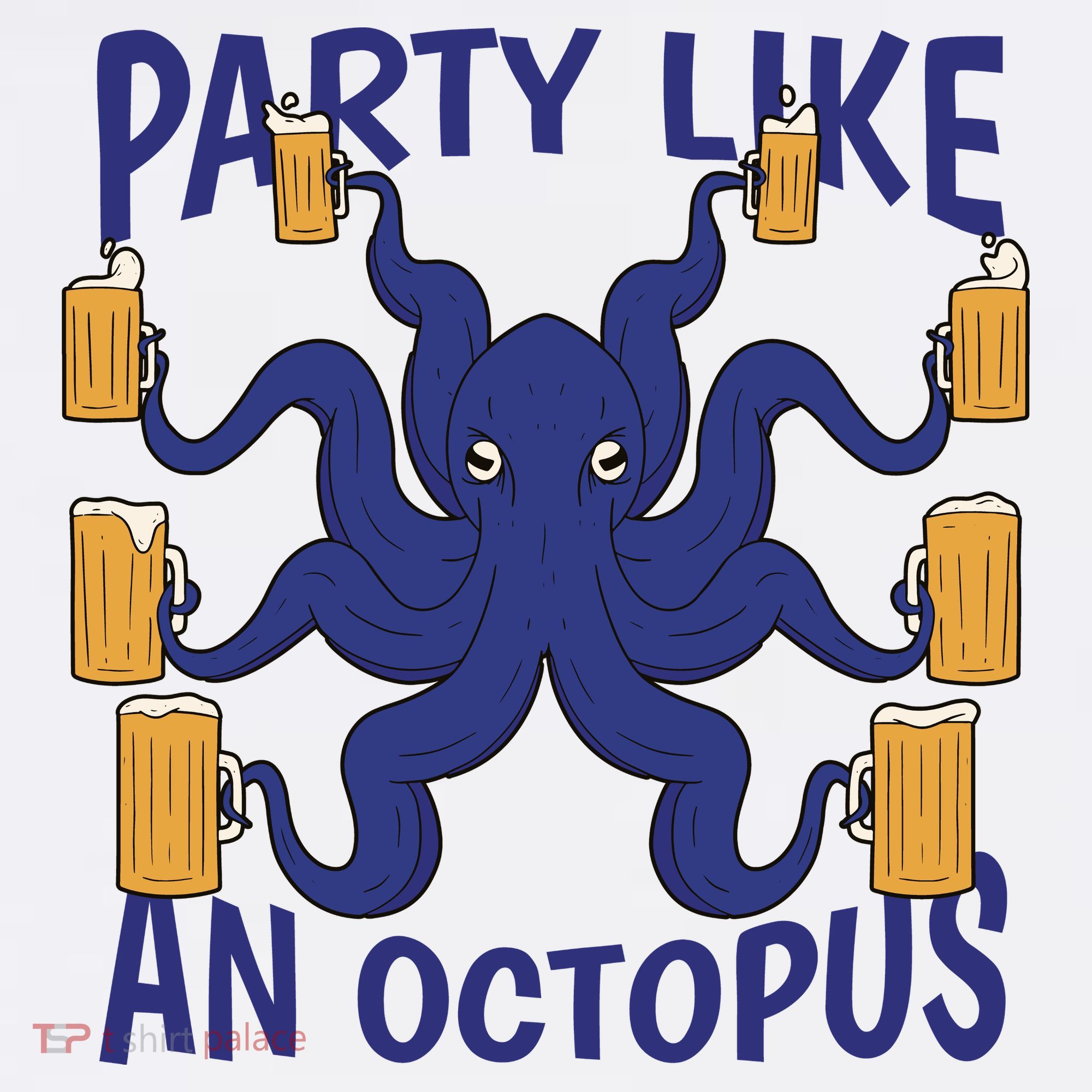 Party Like An Octopus Beer Women's Tank Top