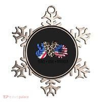 Peace Love America Independence Day 4th Of July Us Gift Ornament thumb 0
