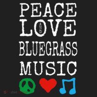 Peace Love And Bluegrass Music Bluegrass Women's Sweatshirt thumb 2
