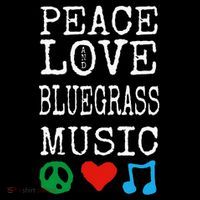 Peace Love And Bluegrass Music Bluegrass Ornament thumb 1