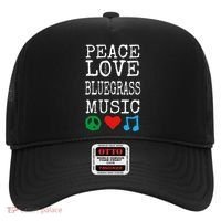 Peace Love And Bluegrass Music Bluegrass Hat thumb 0