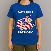 Party Like A Patriotic Beer Lover 4th Of July Pool Party Gift T-Shirt thumb 4