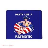 Party Like A Patriotic Beer Lover 4th Of July Pool Party Gift Mousepad thumb 0
