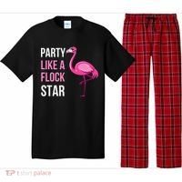 Party Like A Flock Star Pink Flamingo Pajama Set thumb 0