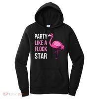 Party Like A Flock Star Pink Flamingo Women's Hoodie thumb 0
