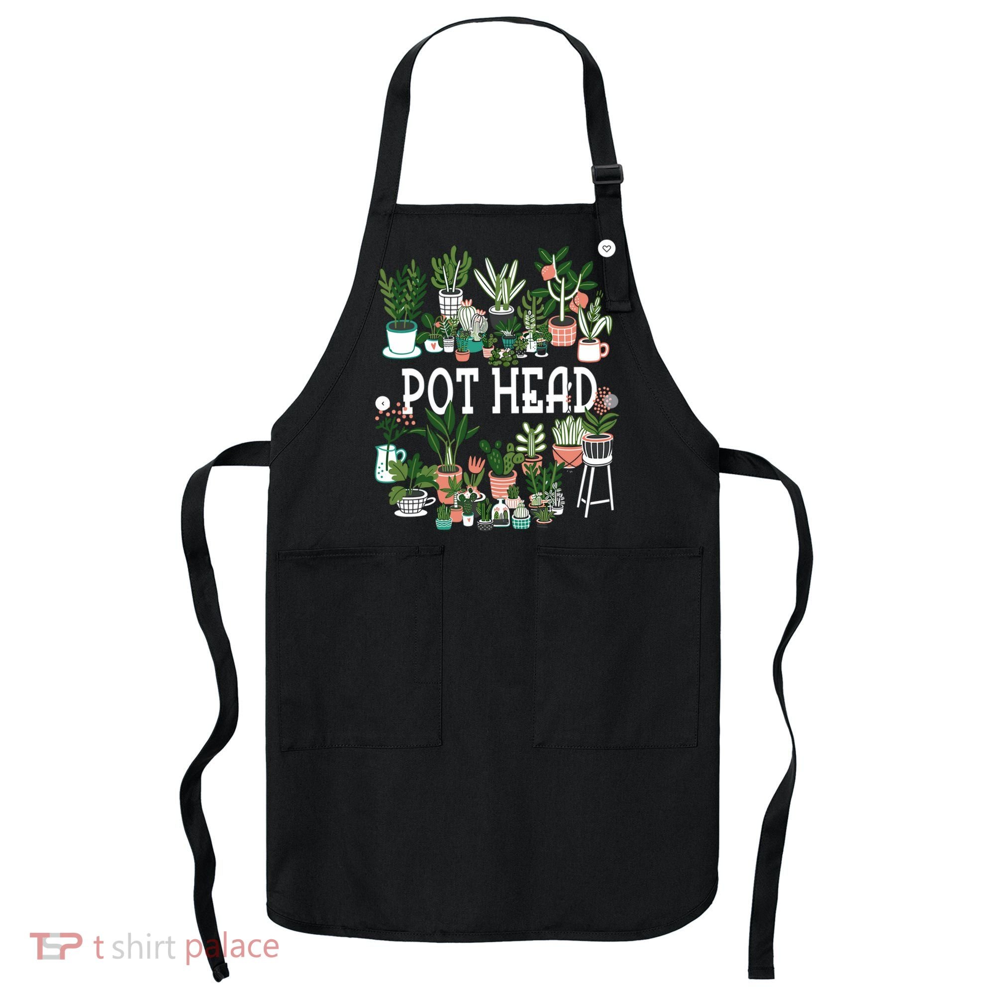 Plant Lover And Gardener Pot Head Succulent Apron