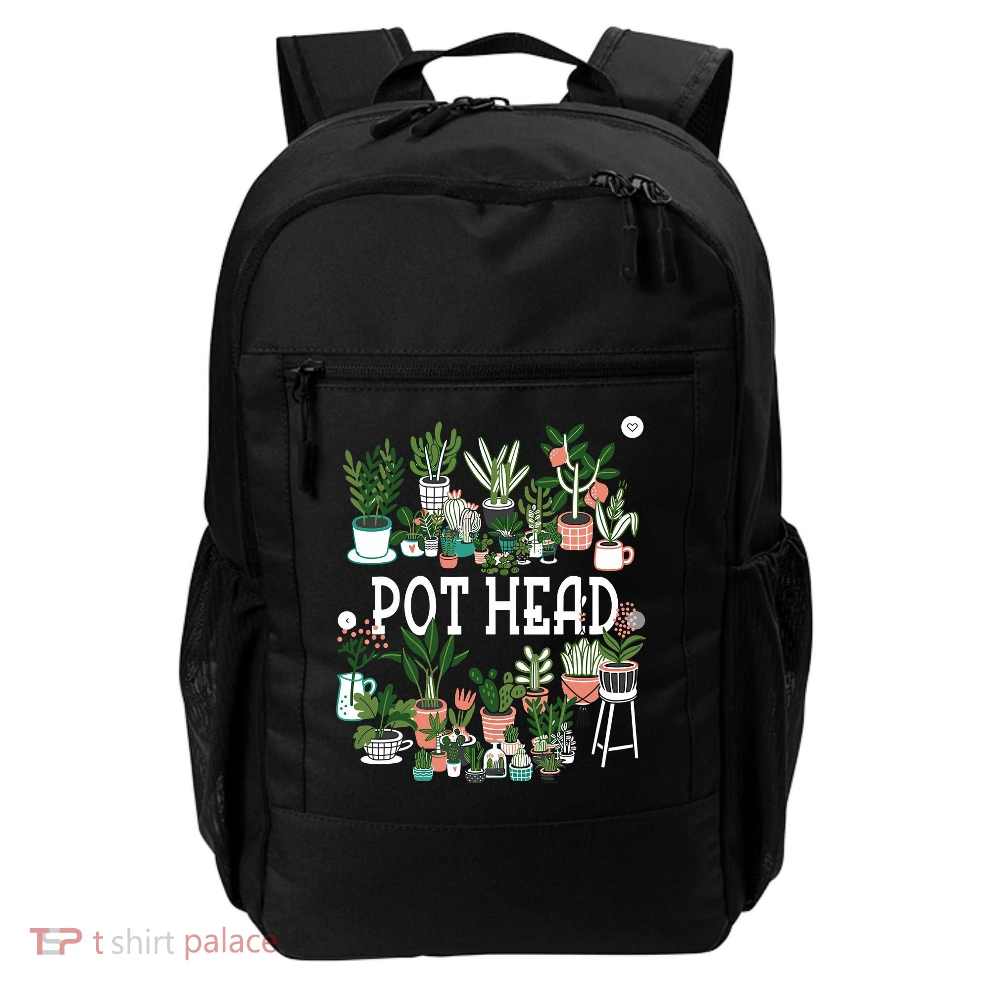 Plant Lover And Gardener Pot Head Succulent Backpack