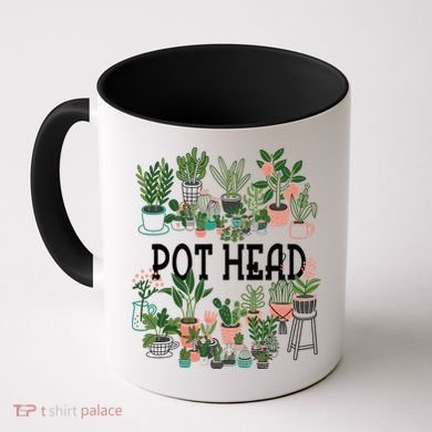 Plant Lover And Gardener Pot Head Succulent Coffee Mug