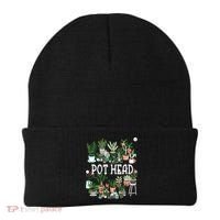 Plant Lover And Gardener Pot Head Succulent Beanie thumb 0