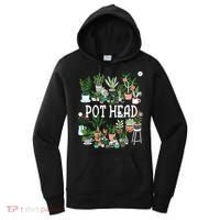 Plant Lover And Gardener Pot Head Succulent Women's Hoodie thumb 0