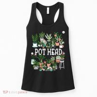 Plant Lover And Gardener Pot Head Succulent Women's Tank Top thumb 0