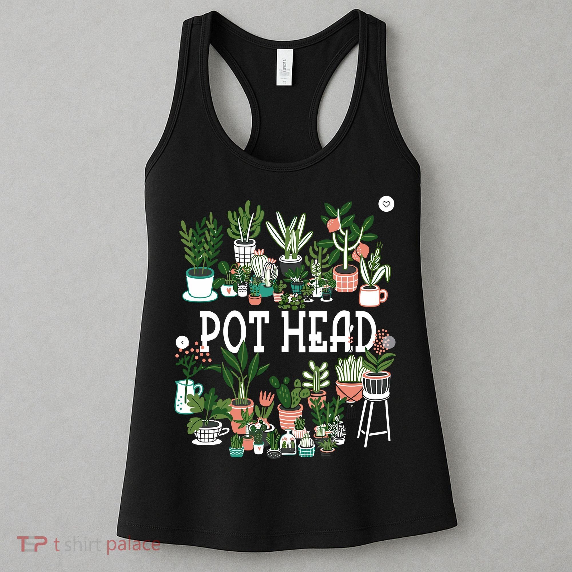 Plant Lover And Gardener Pot Head Succulent Women's Tank Top