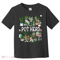 Plant Lover And Gardener Pot Head Succulent Toddler T-Shirt thumb 0
