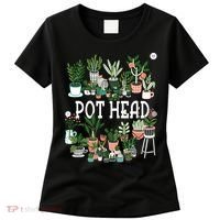 Plant Lover And Gardener Pot Head Succulent Women's T-Shirt thumb 0
