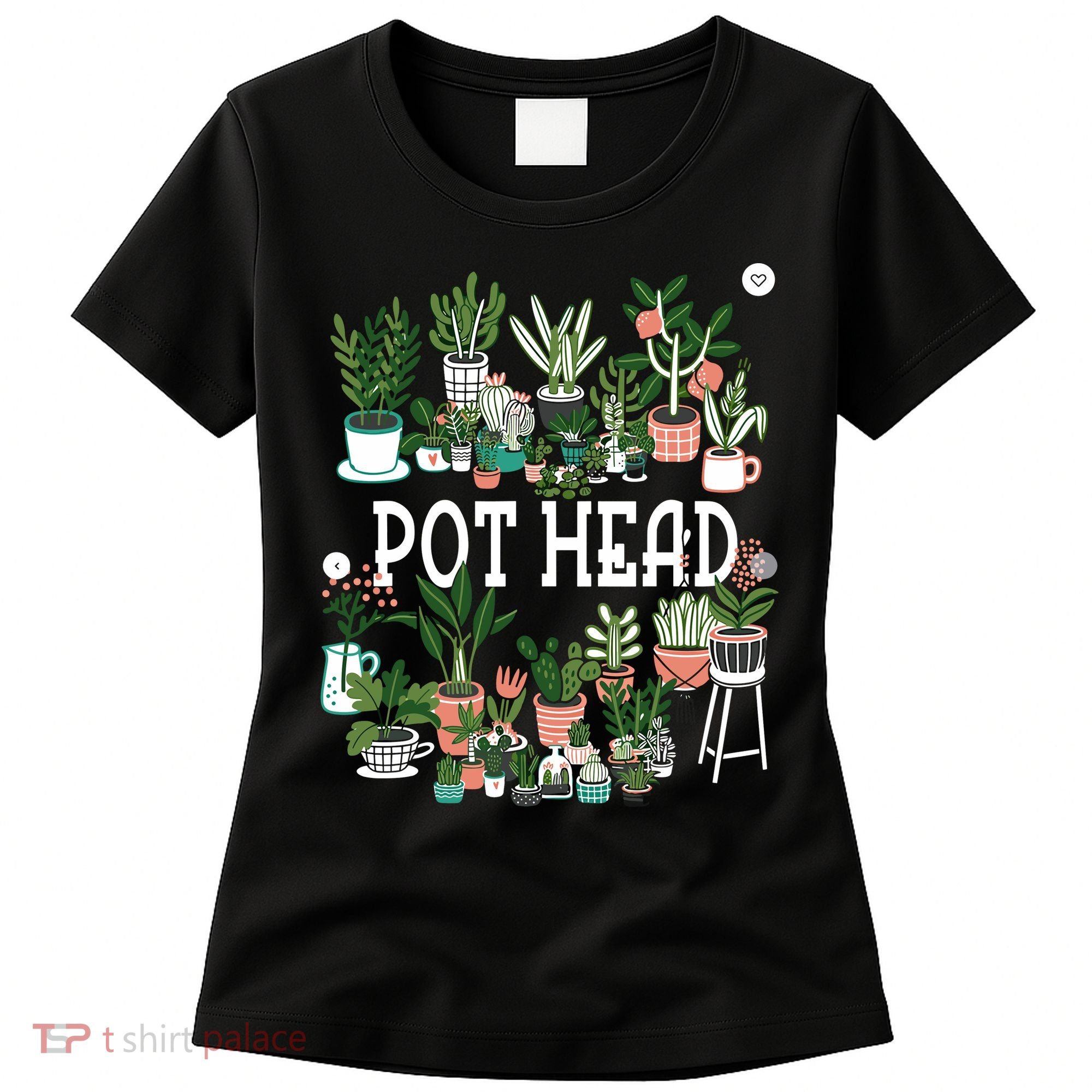 Plant Lover And Gardener Pot Head Succulent Women's T-Shirt