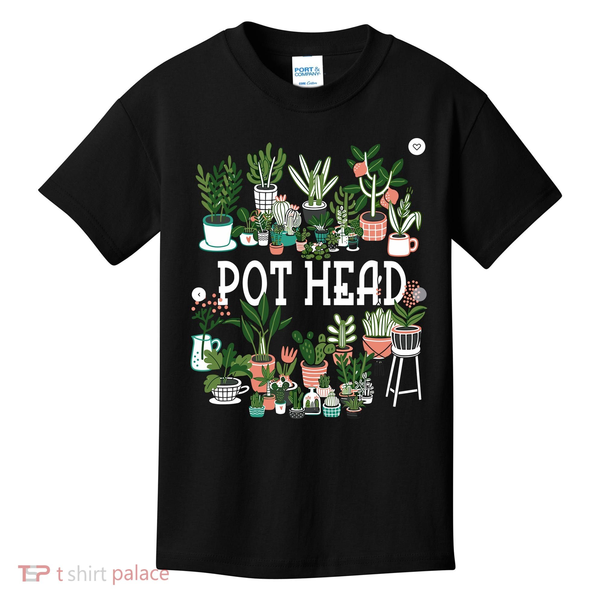 Plant Lover And Gardener Pot Head Succulent Kids T-Shirt