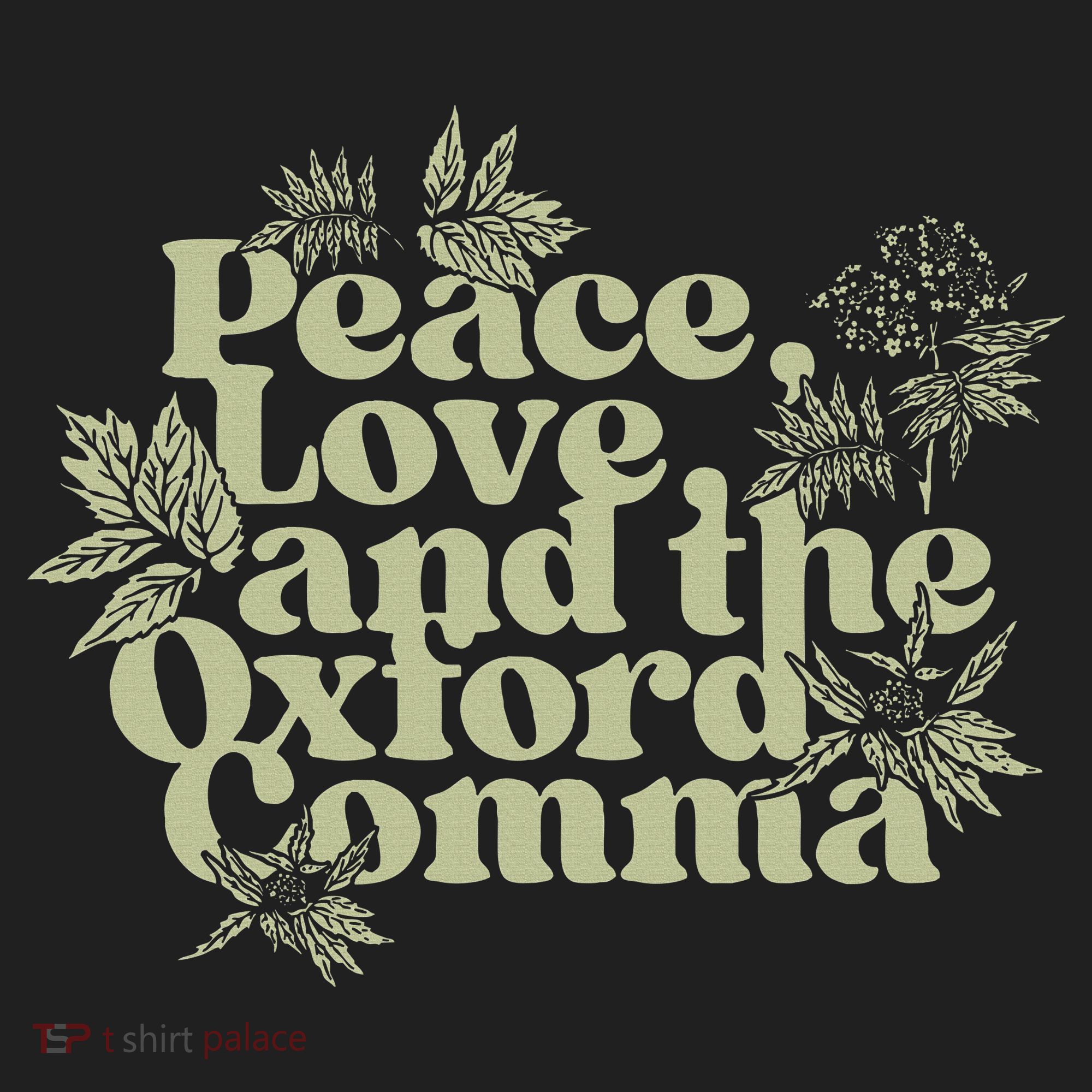 Peace Love And The O.xford Comma Funny Beanie