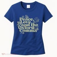 Peace Love And The O.xford Comma Funny Women's T-Shirt thumb 0