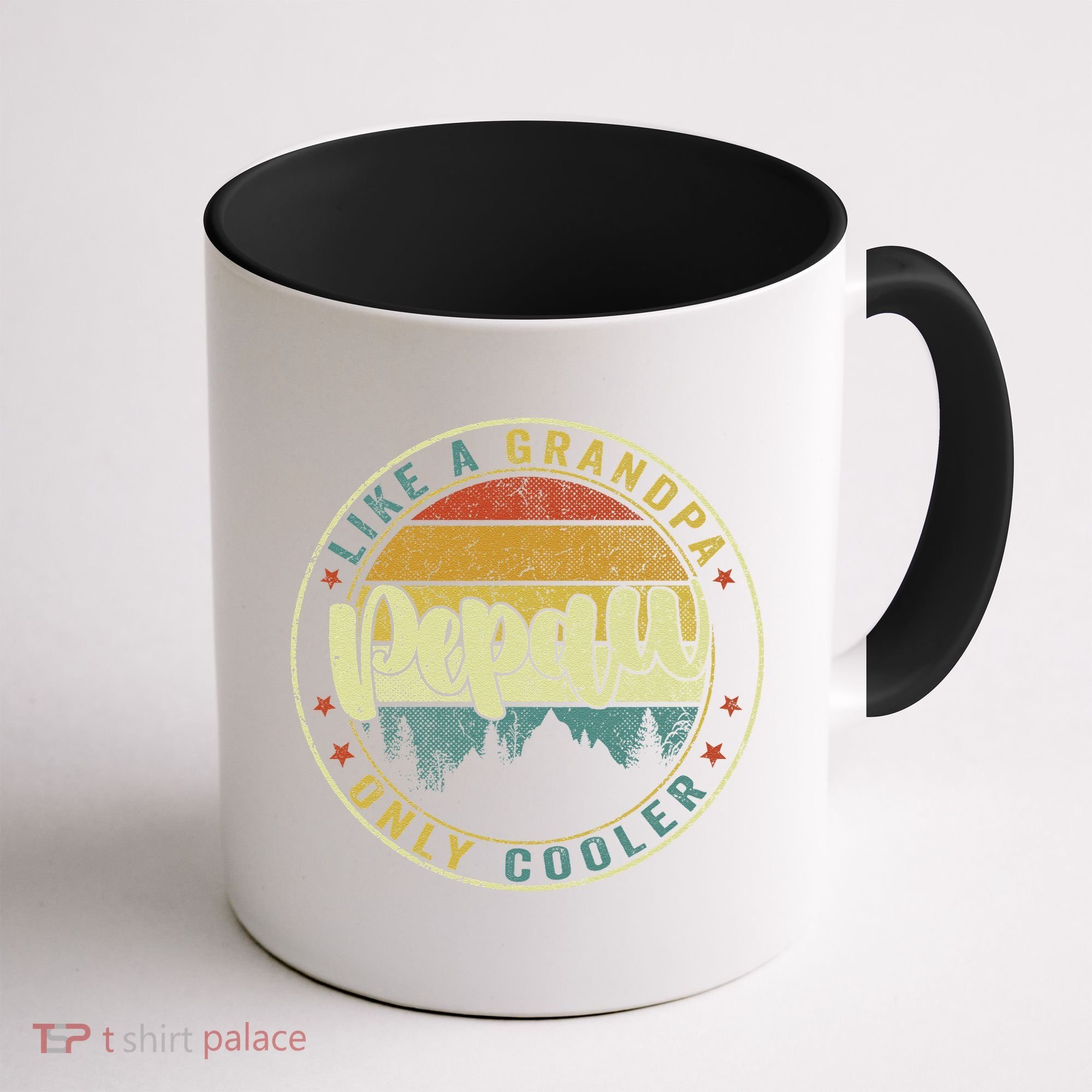 Pepaw Like A Grandpa Only Cooler Funny Dad Pepaw Fathers Day Coffee Mug