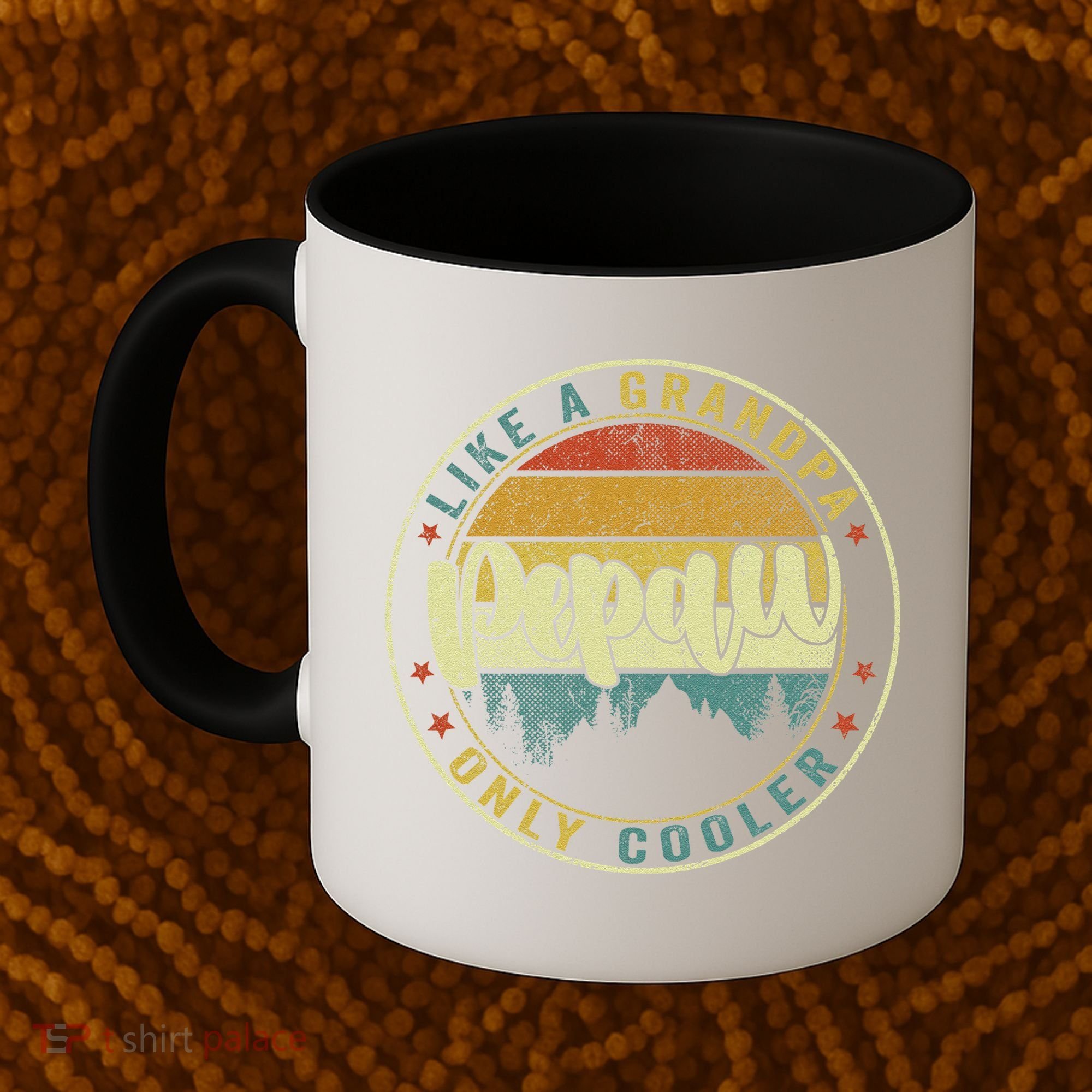 Pepaw Like A Grandpa Only Cooler Funny Dad Pepaw Fathers Day Coffee Mug