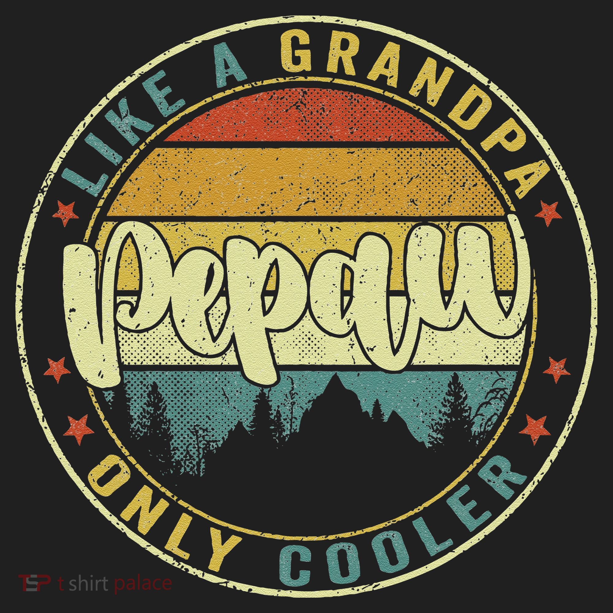 Pepaw Like A Grandpa Only Cooler Funny Dad Pepaw Fathers Day Tumbler