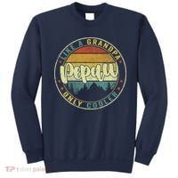 Pepaw Like A Grandpa Only Cooler Funny Dad Pepaw Fathers Day Sweatshirt thumb 0