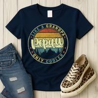 Pepaw Like A Grandpa Only Cooler Funny Dad Pepaw Fathers Day Women's T-Shirt thumb 3