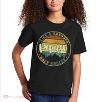 Pepaw Like A Grandpa Only Cooler Funny Dad Pepaw Fathers Day Kids T-Shirt thumb 2