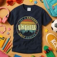 Pepaw Like A Grandpa Only Cooler Funny Dad Pepaw Fathers Day Kids T-Shirt thumb 3